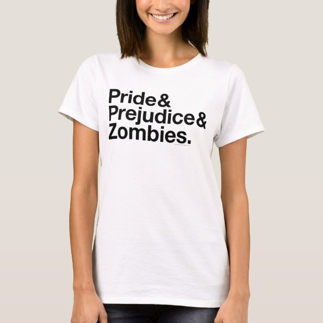 Pride & Predjudice & Zombies 2 T-shirt (Framsida)