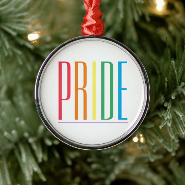 PRIDE Premium Round Ornament (Träd)