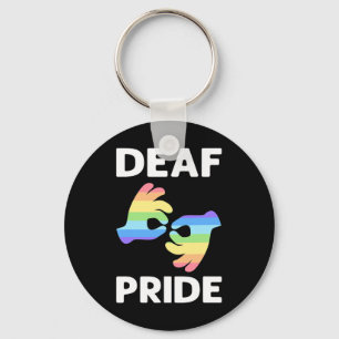 Pride. Pridet Döv för av versalinformationshandbo Nyckelring