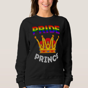 Pride Prince Rolig Lgbtqia Gay Homosexuell Män Pap T Shirt