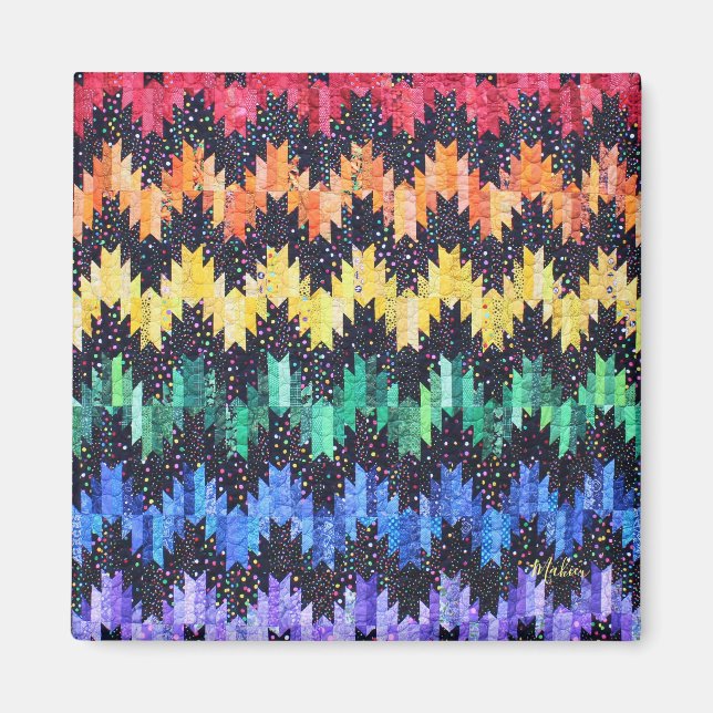 Pride Quilt av Joey Mahieu Magnet (Framsidan)