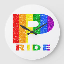 PRIDE RAINBOW #4 STOR KLOCKA
