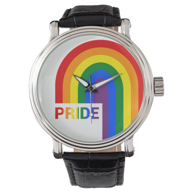 Pride Rainbow Armbandsur (Framsida)