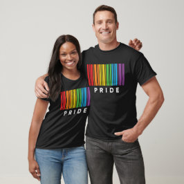 Pride Rainbow Barcode LGBTQIA+ T-Shirt