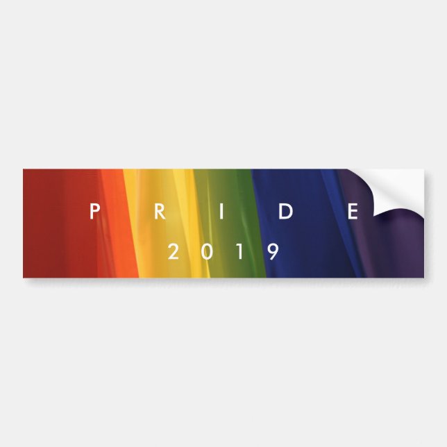PRIDE Rainbow Bildekal (Framsidan)