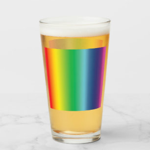 Pride rainbow färg lgbtq lgbt gay queer clear glaskopp