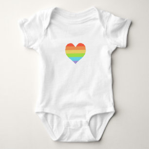 Pride Rainbow Heart T Shirt
