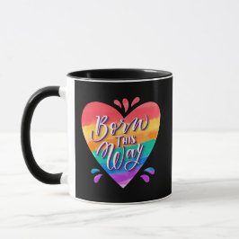 Pride Rainbow Kärlek Mugg