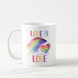 Pride Rainbow Kärlek Mugg