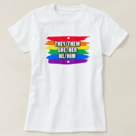 Pride Rainbow Kärlek T-Shirt