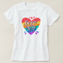 Pride Rainbow Kärlek T-Shirt