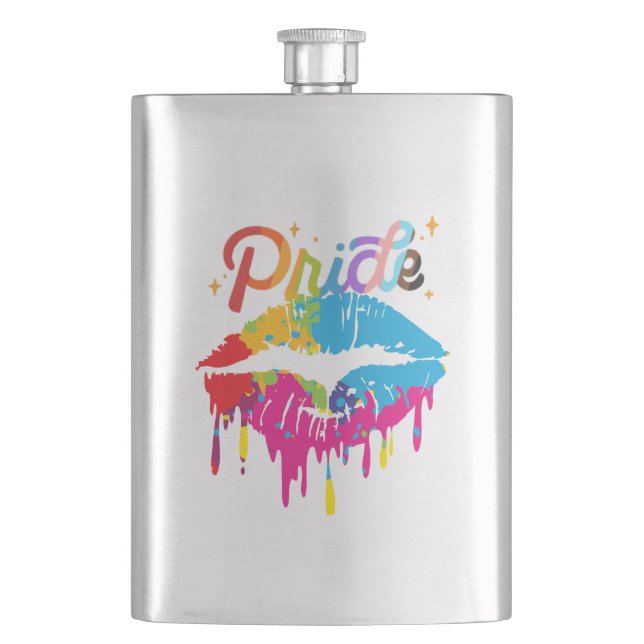Pride Rainbow Läppar | HBT-TQ | Läppar- Fickplunta (Framsidan)