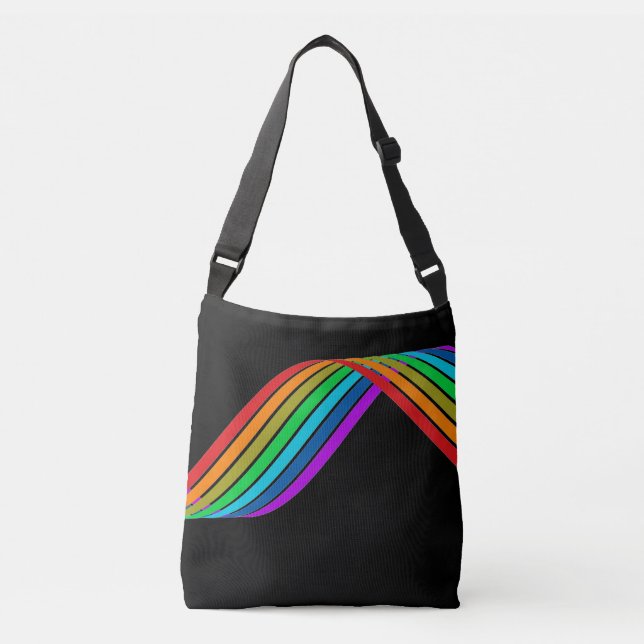 Pride Rainbow LGBTQ+ Axelväska (Framsida)
