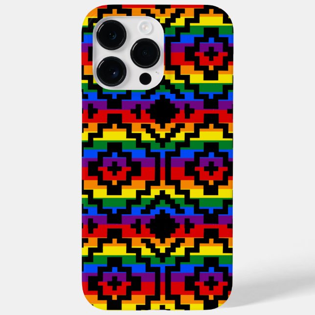 Pride Rainbow LGBTQ Geometric (Baksida)