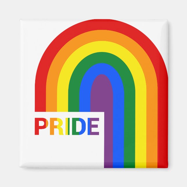 Pride Rainbow Magnet (Framsidan)