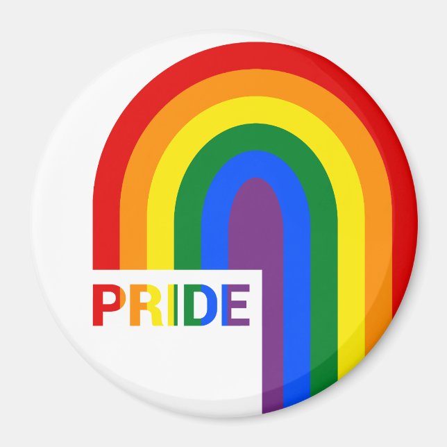 Pride Rainbow Magnet (Framsidan)