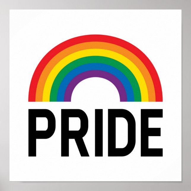 Pride Rainbow Poster (Framsidan)