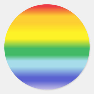 Pride Rainbow Sticker Runt Klistermärke
