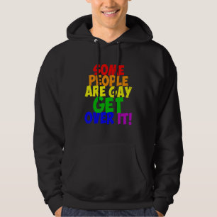 Pride Rainbow Vissa personer är Gay LGBT Support G Hoodie