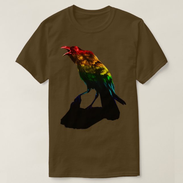 Pride Raven T Shirt (Design framsida)