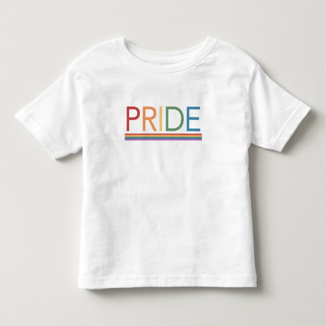 PRIDE Regnbåge Barn T-shirt (Framsida)