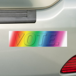 pride regnbåge färg - Bumper Sticker Bildekal