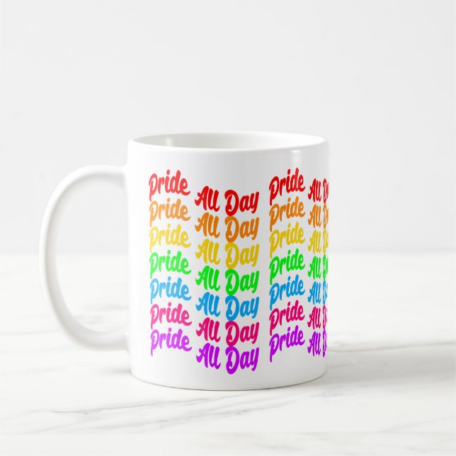 Pride Regnbåge Färg HGBTQ+ Kaffemugg (Vänster)