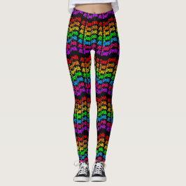 Pride Regnbåge Färg HGBTQ+ Leggings