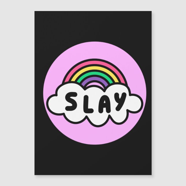 Pride-regnbåge färg med moln. (Framsida)