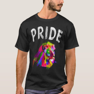 Pride Regnbåge Flagga Grafik Lejona Höger Kvinnor T Shirt