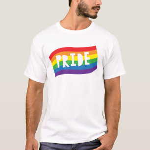 Pride Regnbåge Flagga T Shirt