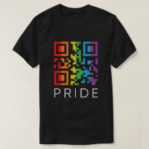 Pride Regnbåge QR-kod LGBTQIA+ T-Shirt