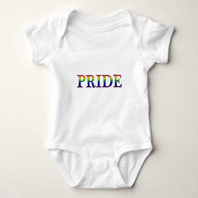Pride -- Regnbågebakgrund Tee Shirt (Framsida)