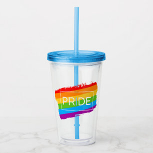 Pride Regnbågregat Take Away Mugg