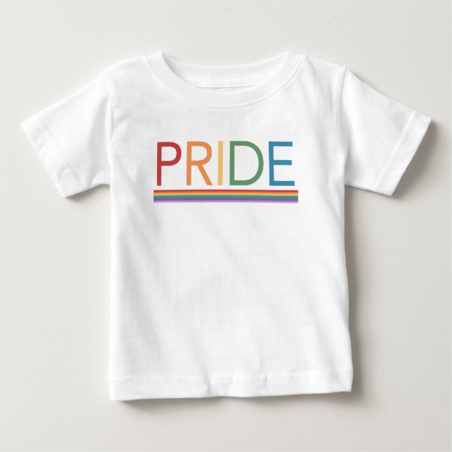 PRIDE Regnbågs-Barn T-Shirt (Framsida)