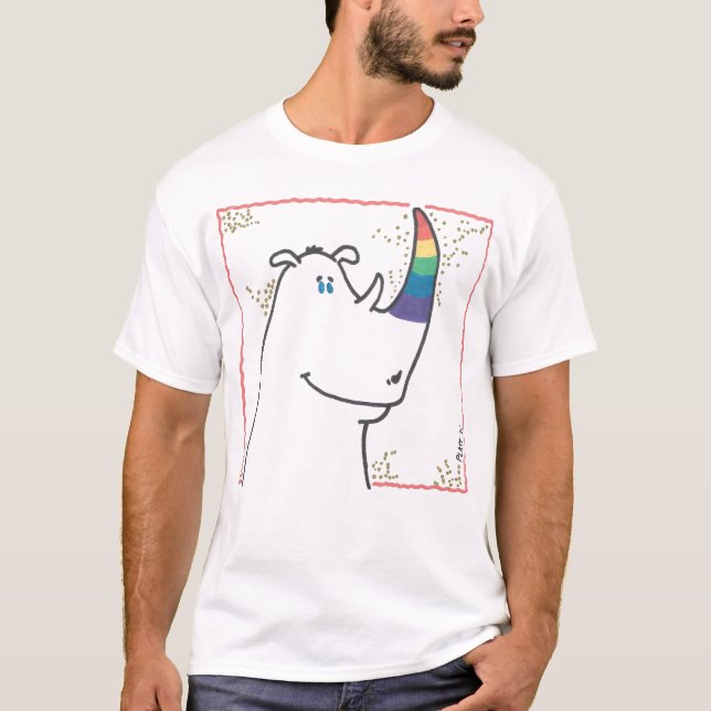 Pride Rhino T Shirt (Framsida)