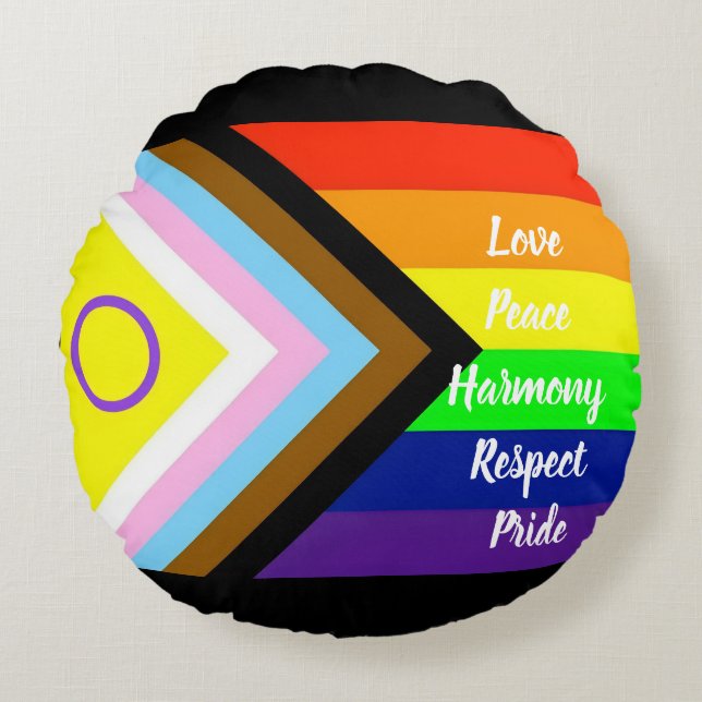 Pride Rund Kudde (Framsidan)