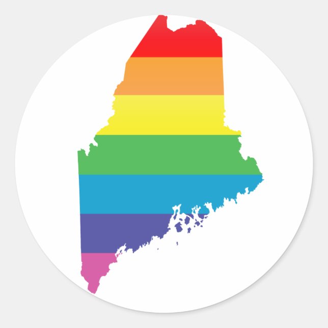 pride. runt klistermärke (Framsida)