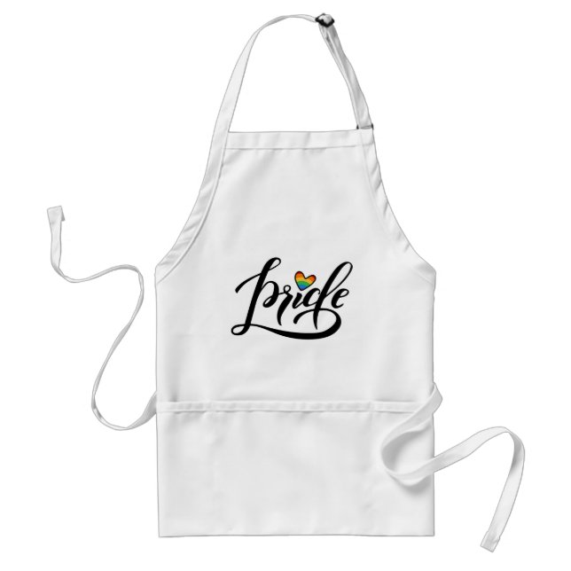 Pride Script Heart Förkläde (Framsidan)