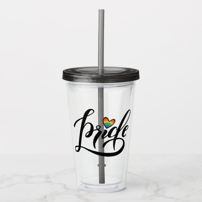 Pride Script Heart Take Away Mugg (Framsida)