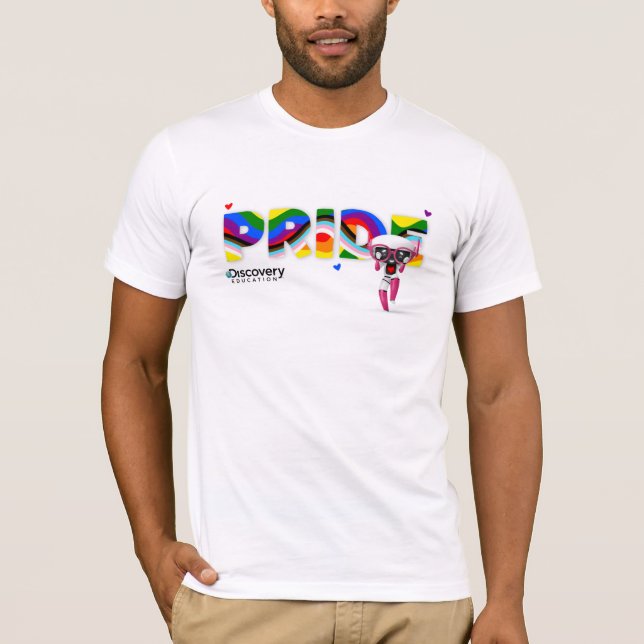 Pride Shirt - vit T Shirt (Framsida)