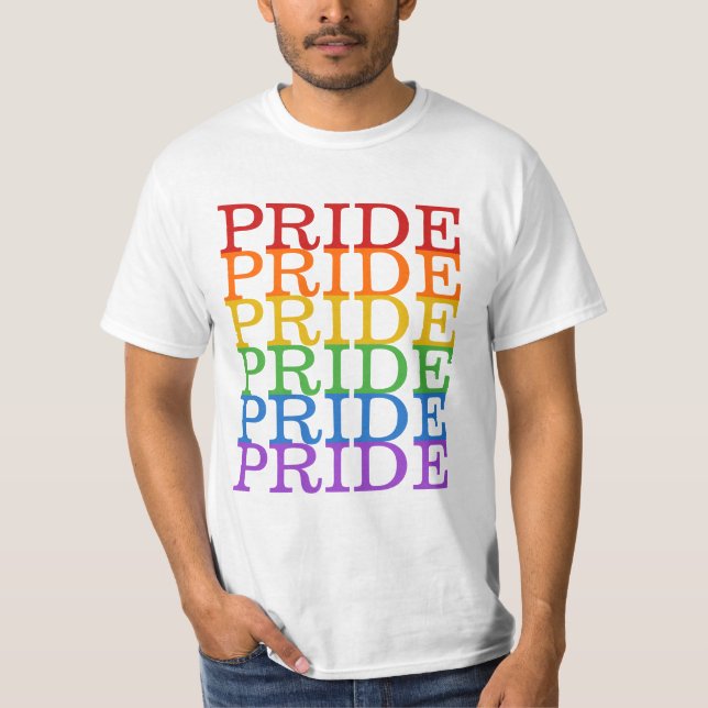 PRIDE-skjortor och jacka T Shirt (Framsida)