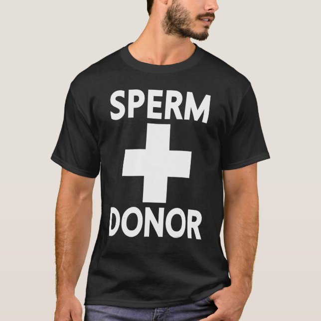 Pride Sperm Donator Dispenser Halloween Kostym Män T Shirt (Framsida)
