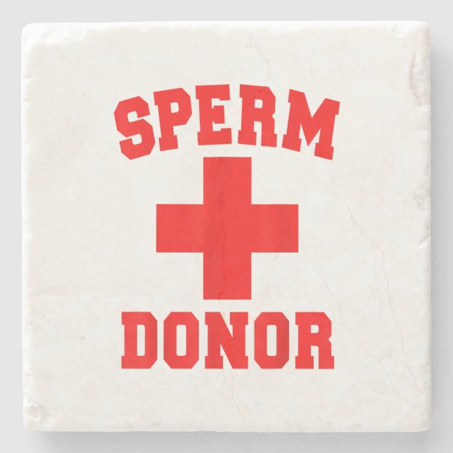 PRIDE SPERM DONOR DISPENSER FUNNY HALLOWEEN COSTUM STENUNDERLÄGG (Framsidan)