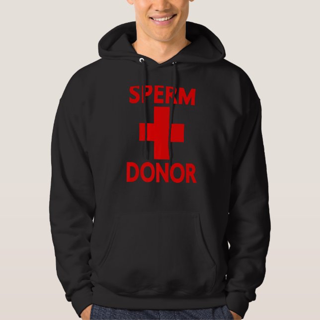 Pride Sperm Donor Dispenser Halloween Costume Mana Hoodie (Framsida)