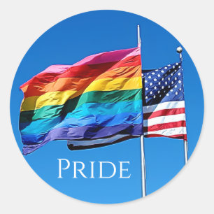 "Pride" - Stickers Runt Klistermärke