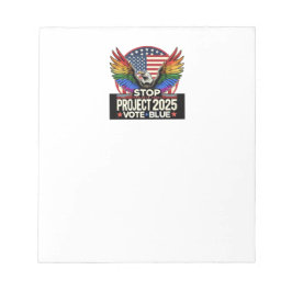 Pride - Stoppa projekt 2025 - Rösta blått Anteckningsblock