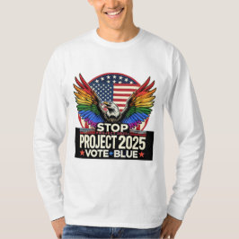Pride - Stoppa projekt 2025 - Rösta blått T Shirt