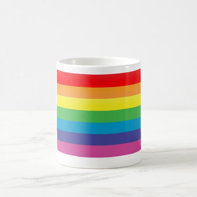pride, strippat. kaffemugg (Center)