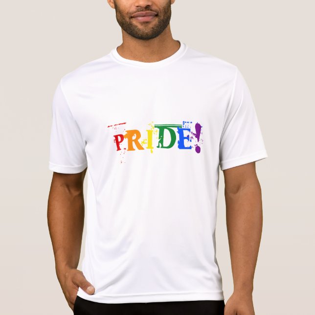 Pride T-Shirt för hbt-regnbåge (Framsida)